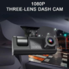 🚘 Cámara de Seguridad para Auto Full HD 1080P con Triple Lente