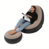 🛋️ Sillón Inflable con Reposapiés | Puff Ergonómico para Interior y Exterior