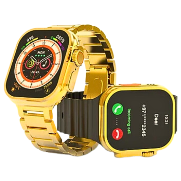 🏷️Smartwatch G9 Ultra Max Gold Edition | Pantalla 2.2" HD | Llamadas Bluetooth | Monitor de Salud | IP68